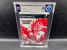 Forgotten Realms Demon Stone [Security Strip] PS2 WATA 9.4 A FACTORY SEALED VGA