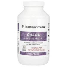 Chaga, Mushroom Extract Powder, 300 Capsules