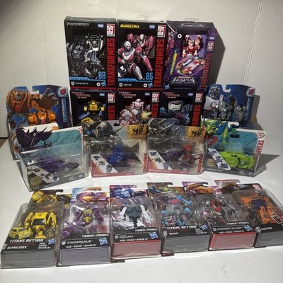 Transformers Movie Cartoon Lot ARCEE ELITA-1 Gnaw Fracture Tailgate Bumblebee  