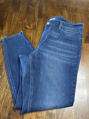 Kancan Size 16 Tapered Blue Jeans Stretch