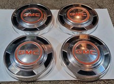 Set 4 1973-1987 Gmc 12 Ton Truck 10.5 Dog Dish Hubcaps Alum Oem Van Pickups Set 4 1973-1987 Gmc 12 Ton Truck 10.5 Dog Dish Hubcaps Alum Oem Van Pickups