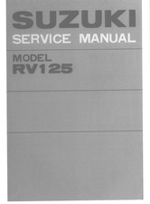 MANUEL ATELIER REVUE RÉPARATION PDF SUZUKI RV 125 SERVICE MANUAL 