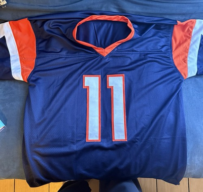 #ad #ad Troy Franklin Signed Denver Broncos Custom Jersey Beckett $85.00