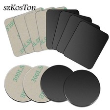 Magnetic Car Phone Holder Replacement Plates Mobile Spare Metal Plate Sticky 5pc