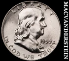 1959-D Silver Franklin Half Dollar - FBL - Choice Gem Brilliant Unc+++  #G9659