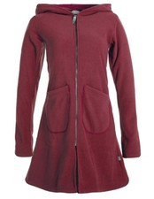 vishes Eco Fleecemantel mit Kapuze Übergang Hippie Elfenmantel Fleecejacke