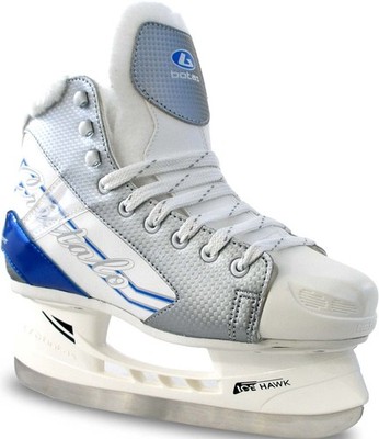 Botas - CRISTALO 171 - Women's Ice Skates | Made in 5.5, White/Blue