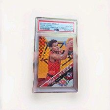 PSA 10 Panini Mosaic Will to Win Fluorescent Orange Prizm 1/25 Trae Young 19-20