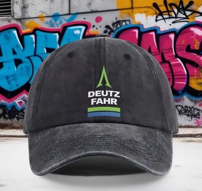 Deutz Fahr, Trucker, Basecap, Hut, Mütze Sonnenhut, Motorsport, Vintage, Schwarz