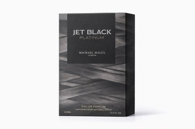 Michael Malul Jet Black Platinum 3.4 oz Eau de Parfum Spray for Men   New & Sפ