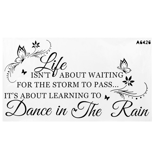 Unique Wall Sticker English Letter With Butterflies Removable Wall Paper Home - Picture 2 of 12