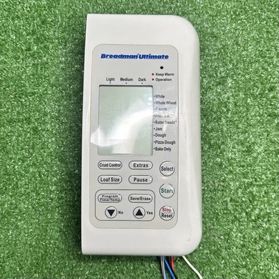 Breadman Ultimate TR2200C Control Panel Display Screen & Main Board Assembly