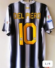 *Maglia JUVE JUVENTUS 2012 DEL PIERO 10 NEDVED SOCCER JERSEY TIM COPPA ITALIA