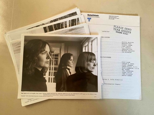 Interiors Pressemappe 1979 Kristin Griffith, Mary Beth Hurt, Diane Keaton, Ultra R