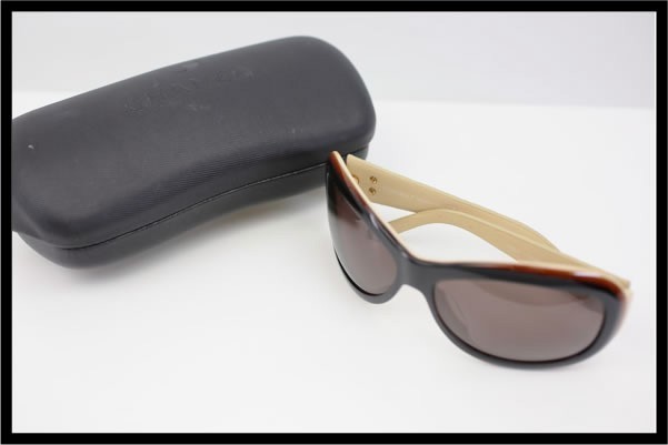CHANEL 5116 Q Sunglasses Black Brown Frame with Beige Brown Lens