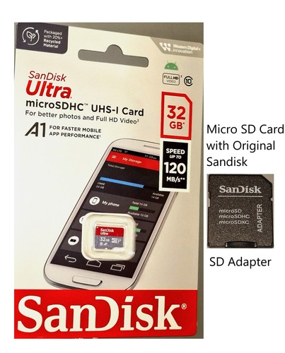Karta pamięci i adapter SanDisk Ultra Micro SD 32GB 64GB 128GB Class 10 SDHC SDXC - Zdjęcie 37 z 72