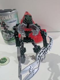 LEGO Bionicle Vahki Vorzakh Figure w/ Canister &mdash; 2004 Metru Nui &mdash; NO Manual