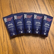 Dollar Shave Club Shave Butter Lot of 5   1oz Tubes   5oz Total   New  Sealed
