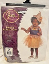Kids Girls -Rubies Opus Collection Sweet Scarecrow Halloween Costume Size Small