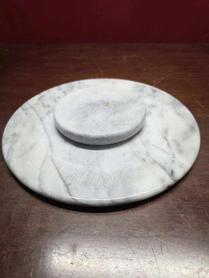 "Mármol Carraline 12"" Lazy Susan Catco hecho en Italia" Foto 4 de 4