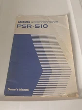 Owner's Manual for Yamaha PSR-510 Portatone, 73 Pages Clean No defects