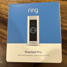NEW Wired Ring Video Doorbell Plus Satin Nickel 1080P HD Smart Wi-Fi