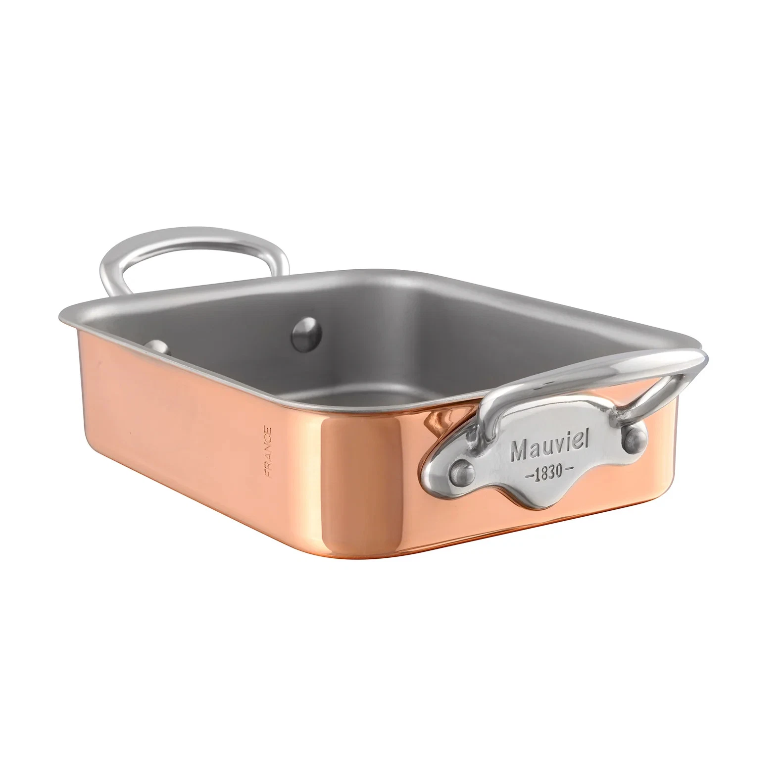 Mauviel Copper Roasting Pan With Stainless Steel Handles, 7.1 x 5.5-In
Opens in a new window or tab