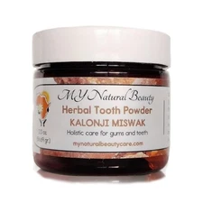 Miswak Tooth Powder-(2oz), Oral Care, Charcoal Toothpaste, with Xylitol Mints