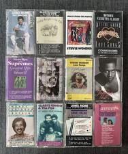 VTG Cassette Tape Lot 12 Motown Classic Soul R B Wonder Ritchie Ross Knight