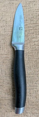 Pampered Chef Blade Paring Knife German Cr Mo V Stainless Steel Black Handle 3 ''
