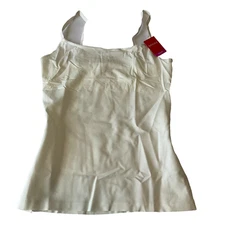 Spanx Shapewear Cami Top Womens Size 1X White Straps Stretch