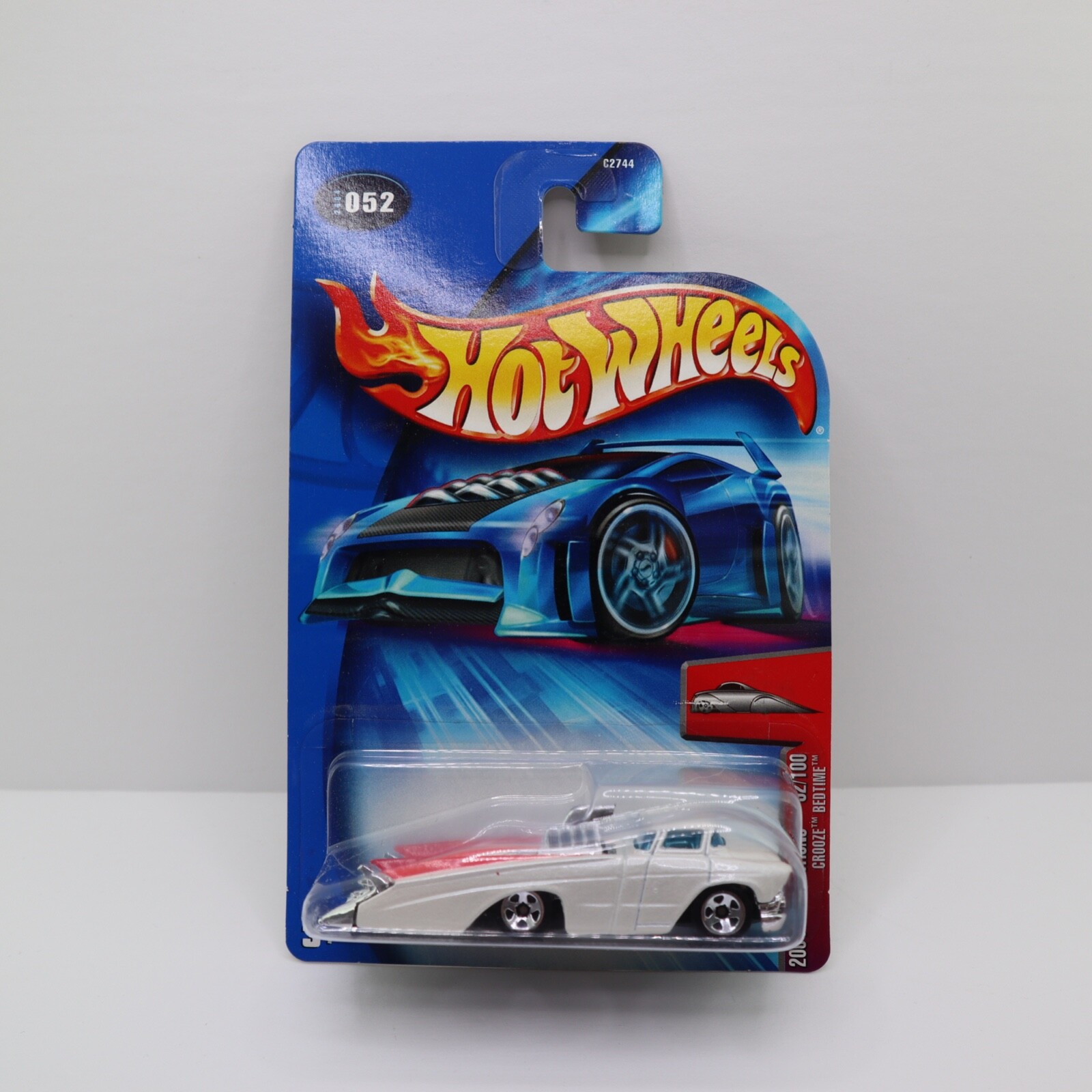 2004 Hot Wheels CROOZE BEDTIME First Editions Series #52 OF 100 #052 White/Red