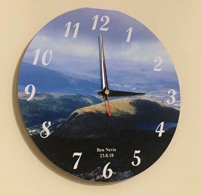 Personalised Custom MDF Wall Clock Any Photo/Logo/Text/Image Printed Best Gift - Image 3 of 4