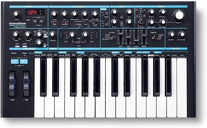 美品！ 動作品！ NOVATION Bass Station II Amazon.com: Novation Bass Station II Analog Monosynth