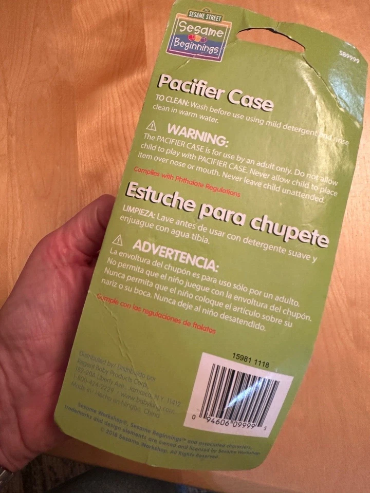 NUEVO ESTUCHE CHUPETE SESAME STREET BEGINNINGS ELMO Foto 2 de 2