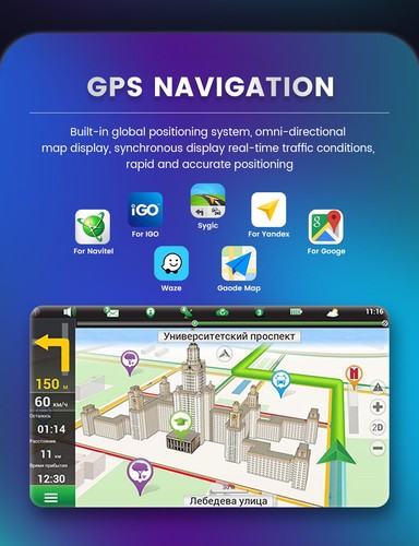 9"Android 13 Autoradio Carplay GPS SAT Navi DAB WIFI For Toyota Verso 2009-2018 - Bild 3 von 12