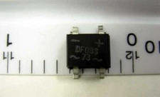 ON Semiconductor Bridge Rectifier 800 V 1.5 A - Set of QTY=10 Units DF08S