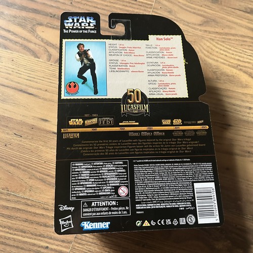 Greedo, Han & Luke Skywalker 50th Anniversary Black Series 6” Star Wars Figures - Picture 9 of 14