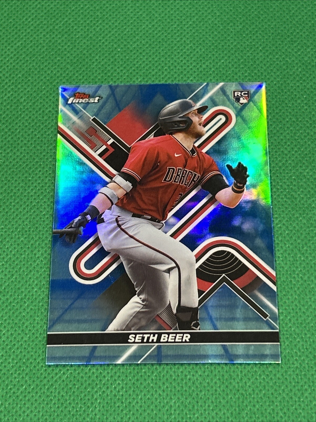 Seth Beer Rookie 2022 Topps Finest 1/250 Blue/aqua Vapor Refractor Rc Card #18
