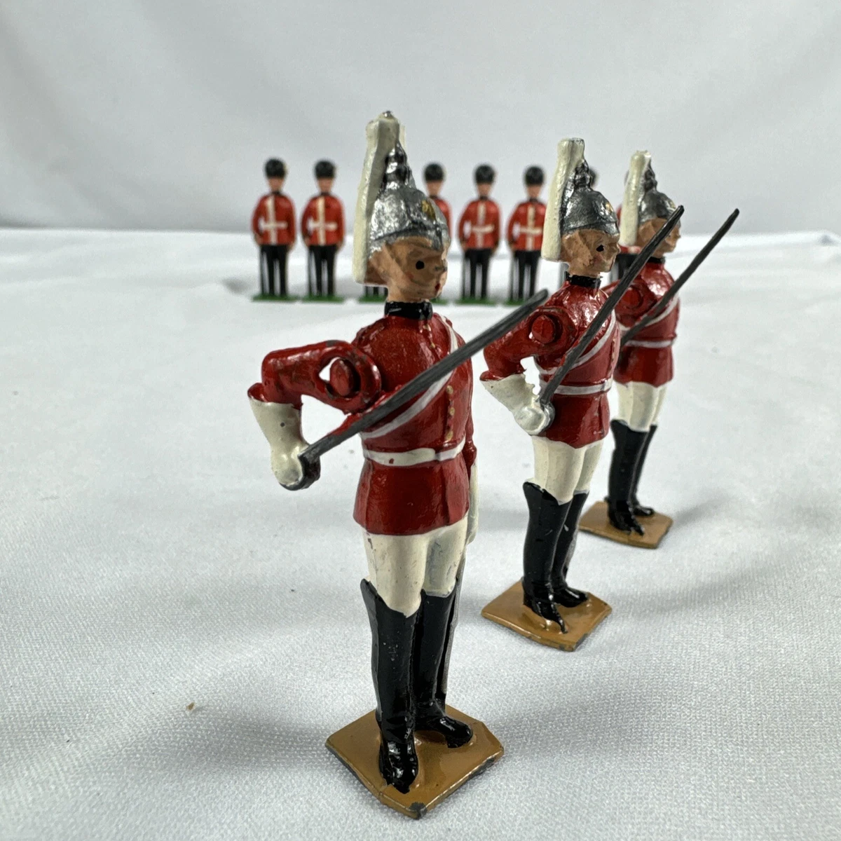 4 Soldats à Genoux Britains – Figurines Antique Toys, Collection