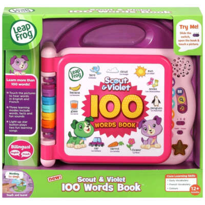 LeapFrog 100 Wörter rosa Buch - Scout und Violett