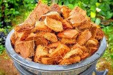 Coconut husk dry chips100 Natural Clean Coco Fiber Coir Chips Orchids Anthurium