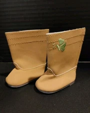American Girl Doll Knee-high Tan Boots from True Spirit New Saige Nicki Lanie