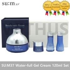 SU:M37 Water-full Marine Relief Gel Cream 120ml Special Set 4 Items K-Beauty_