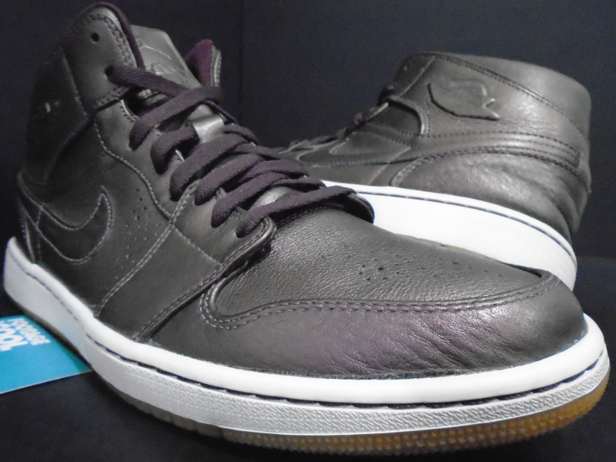 NIKE AIR JORDAN RETRO MID NOUVEAU I BURGUNDY RED WHITE GUM BRED