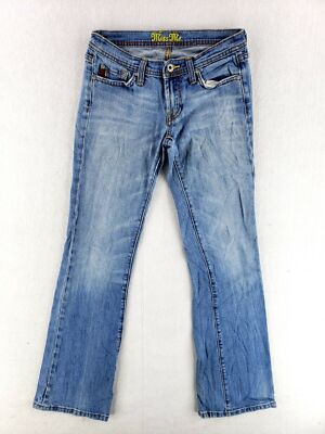 Miss Me Sz 27 Women's Jeans Low Rise Boot Cut Classic Retro Faded Wash Vintage