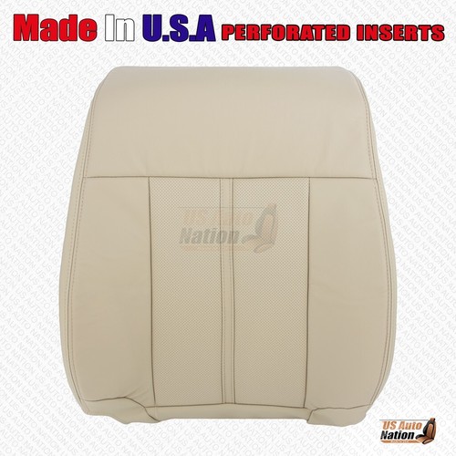 2015 - 2017 For Lincoln Navigator Driver Bottom-Top Perforated Leather Cover Tan - Picture 2 of 5