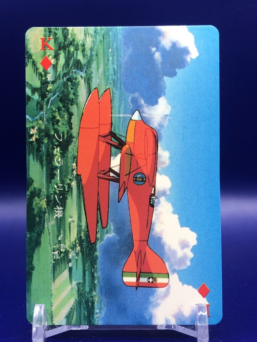 Porco Rosso Playing Card Animage 1992 Japanese Diamond K | eBay