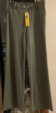 New Tory Burch Wool Blend Wide Leg Trousers Size 12