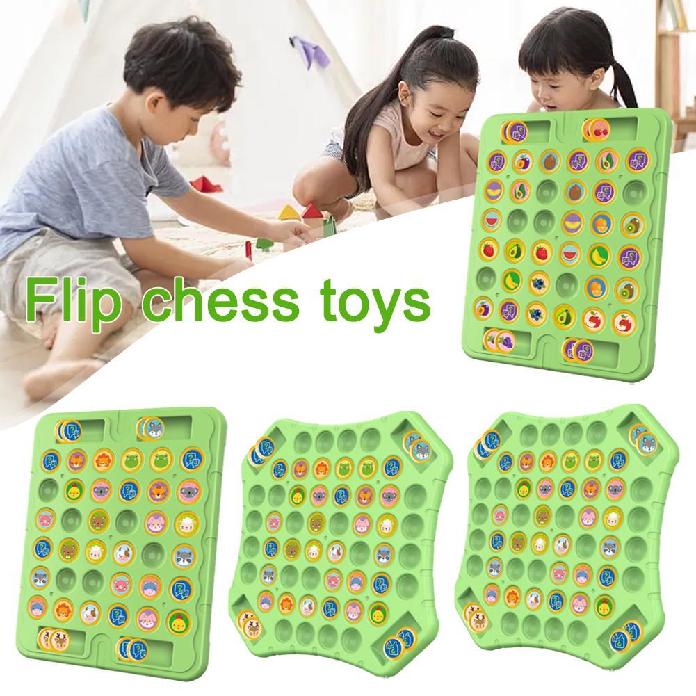 2 4 Spieler Flip Schach Memory Spiel Brettspiele Doppelspieler Schlacht Puzzl’`,